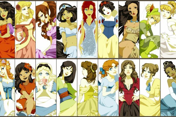 Female cartoon characters