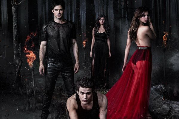 The legendary saga of the Vampire Diaries