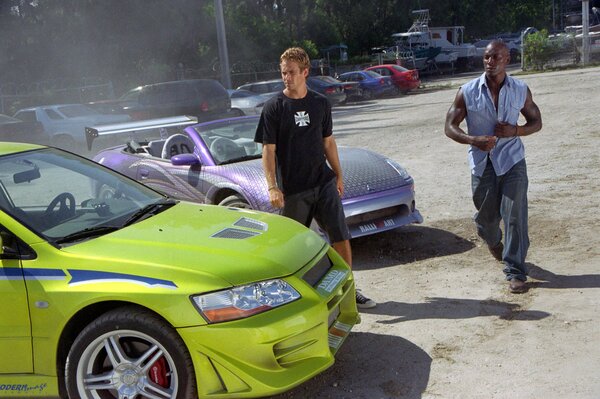 Acteurs du légendaire film double Fast and Furious