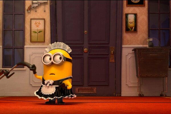 Minion the maid. Despicable me