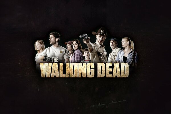 Actors of the TV series the walking dead