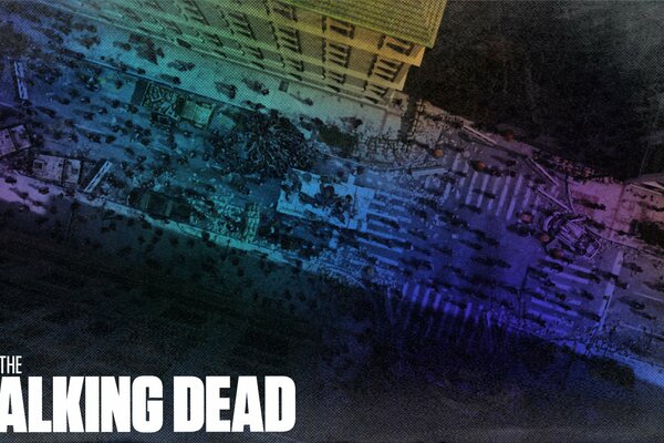 Immagine della strada dalla serie TV The Walking Dead