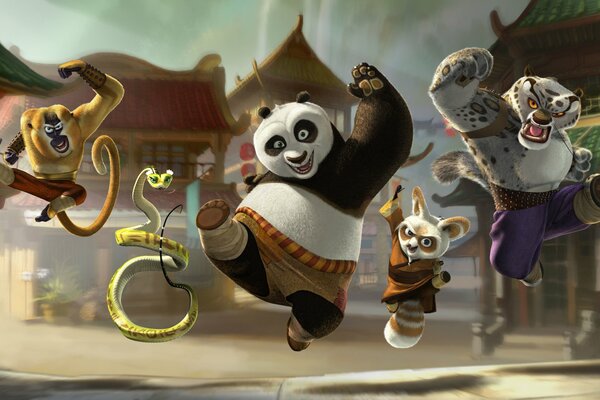 Kung Fu Panda drôle drôle dessin animé