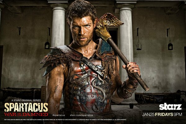 The TV series Spartacus the second season