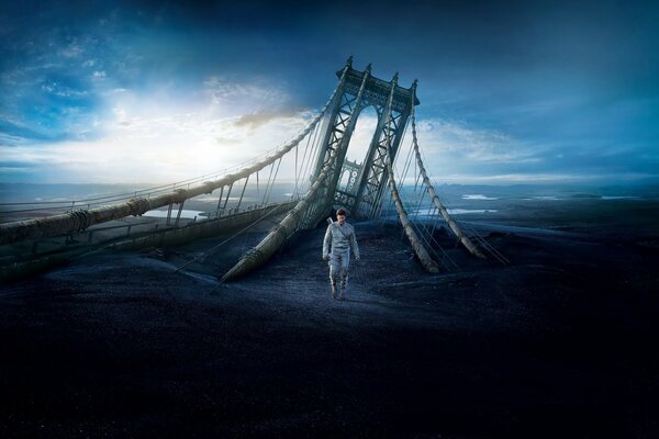 Copertina del film Oblivion con Tom Cruise