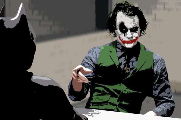 Joker il cavaliere oscuro Batman