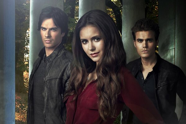 A shot from the movie The Vampire Diaries 