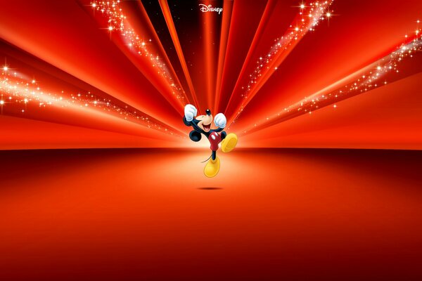 Mickey Mouse Screensaver rouge