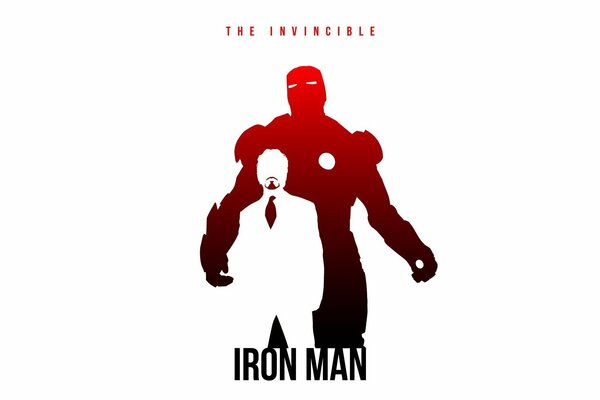 Poster for the movie Iron Man .