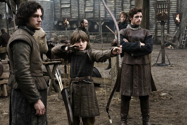 Una foto dei personaggi di Game of Thrones «Winter is close»