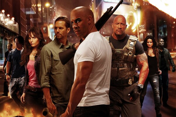 El equipo de Dominic Toretto de Fast & Furious