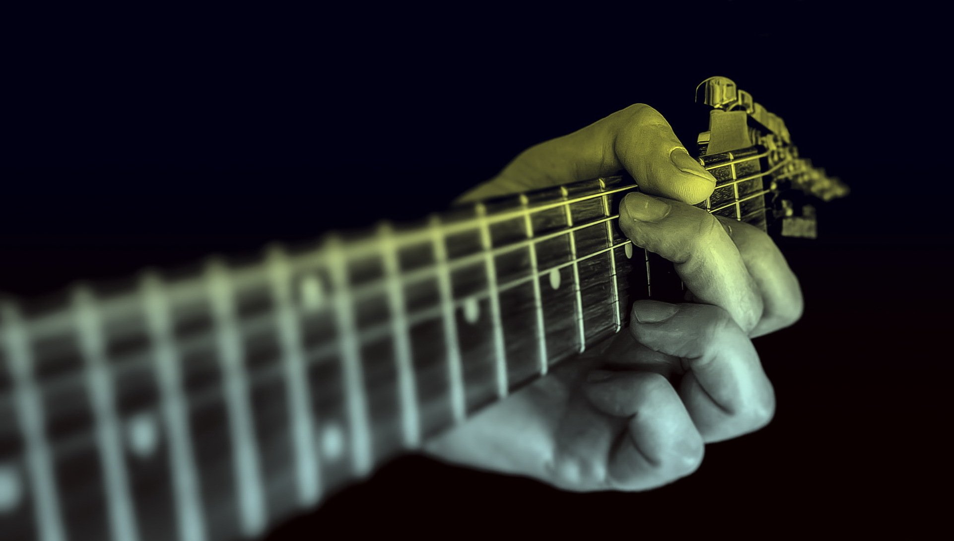 guitare musique gros plan