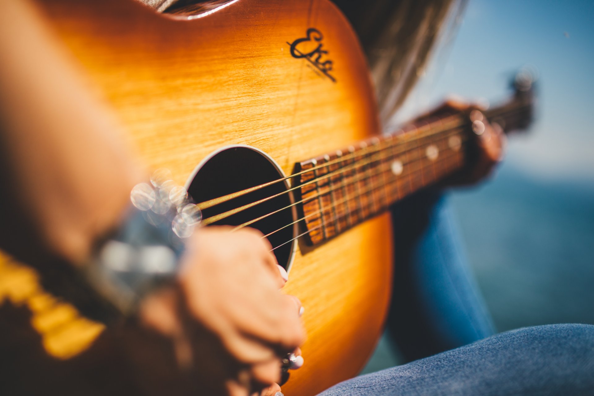 guitarra madera