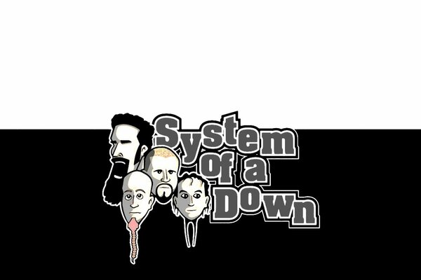 Figure des musiciens du groupe System of a Down