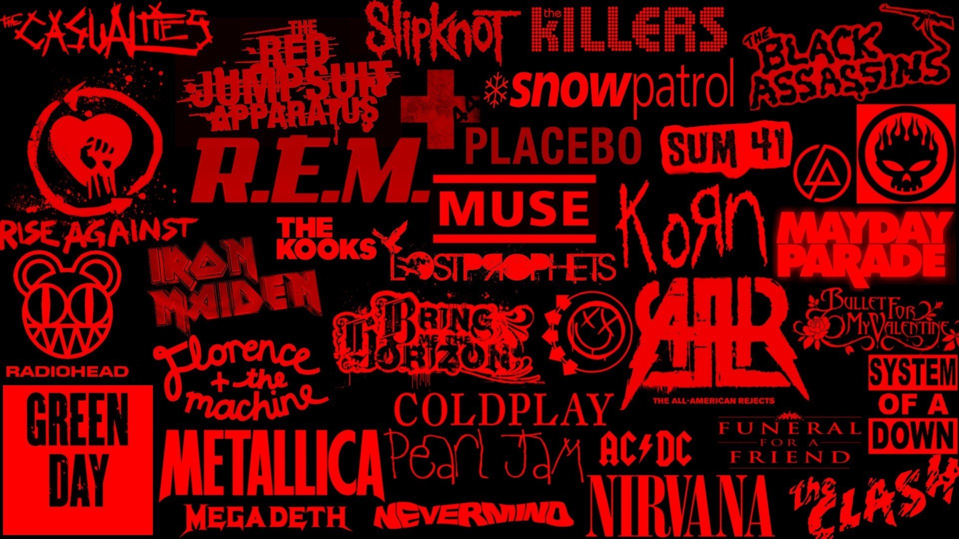 rock rock music logos group