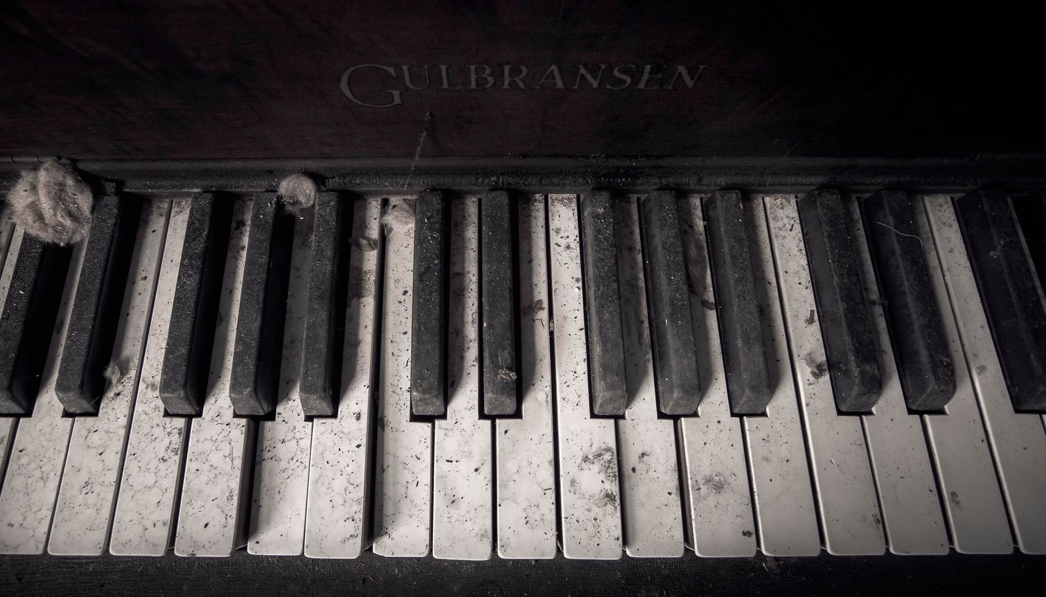 gulbransen pianoforte tasti polvere