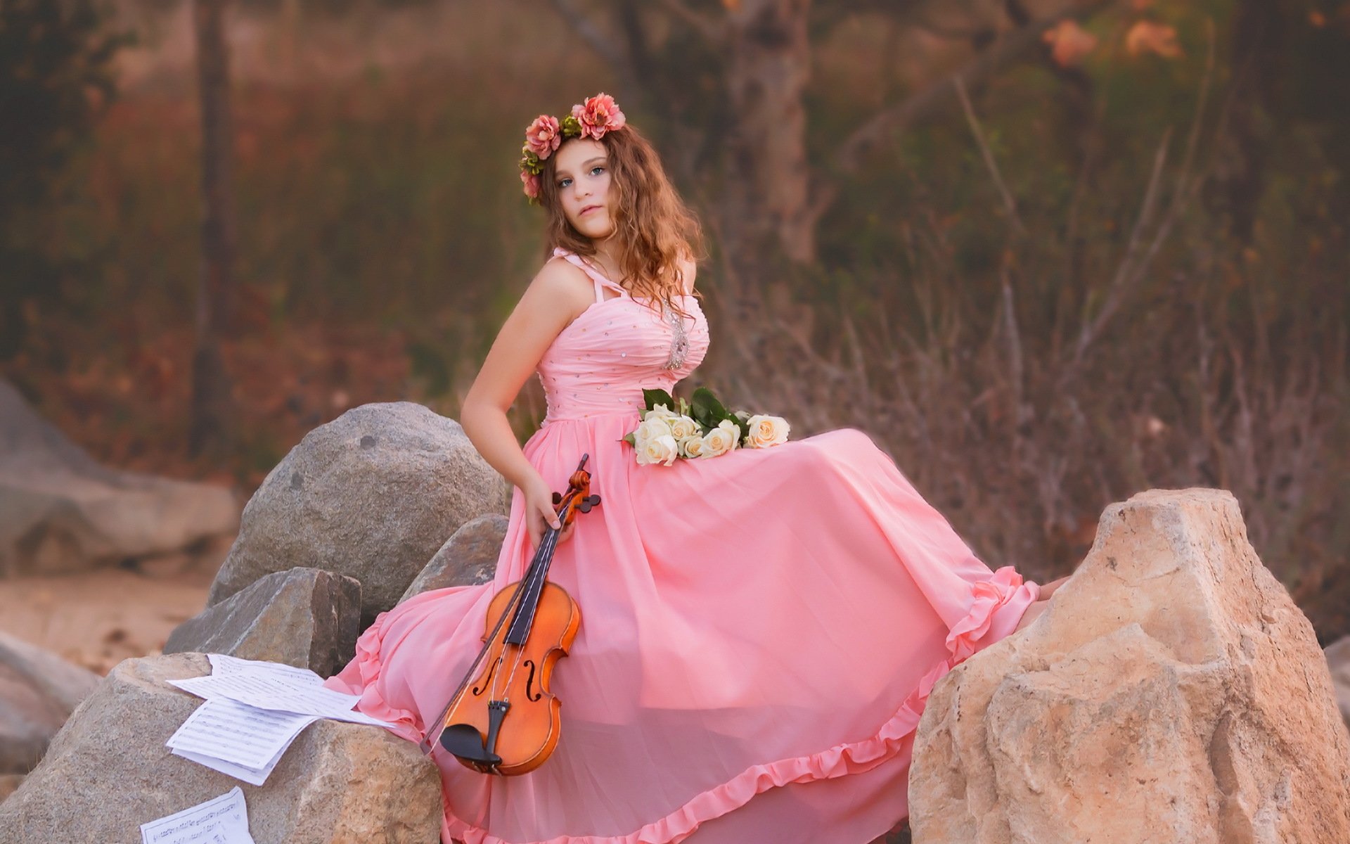 fille violon musique