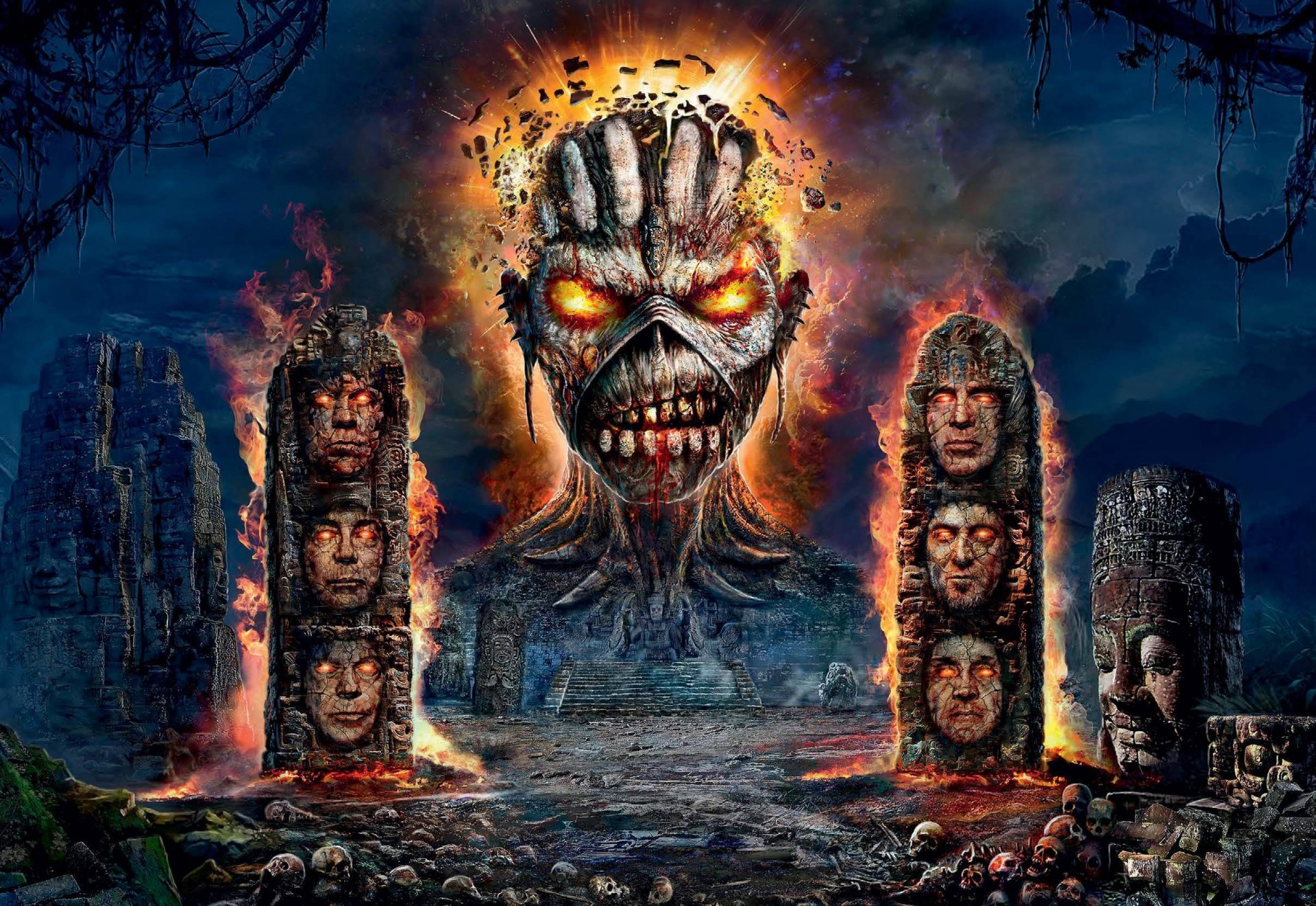 iron maiden heavy metal ruins monster