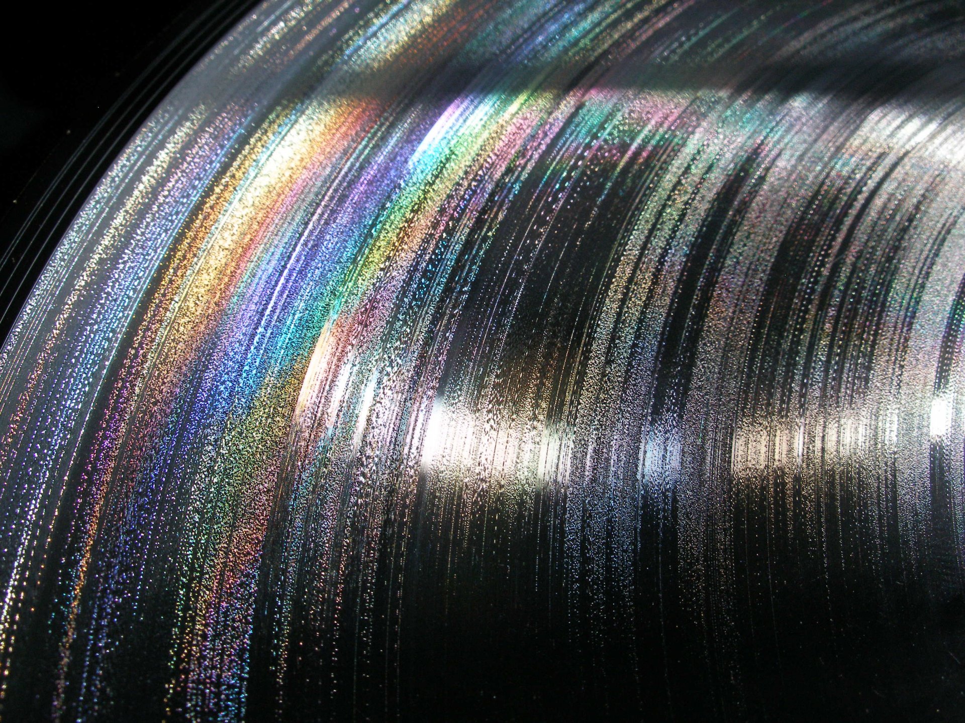 disque vinyle arc-en-ciel disque musique