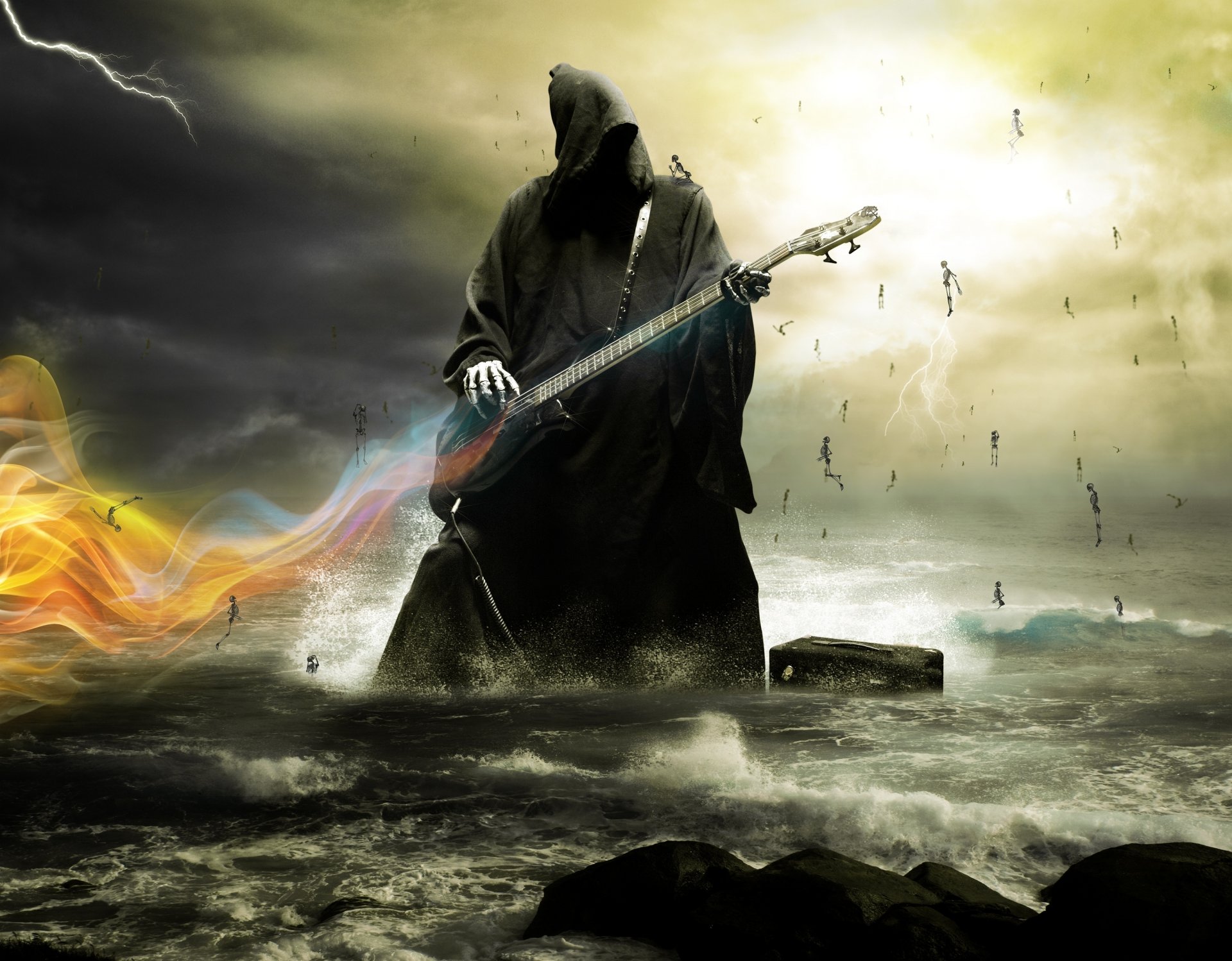 death guitars sea lightning