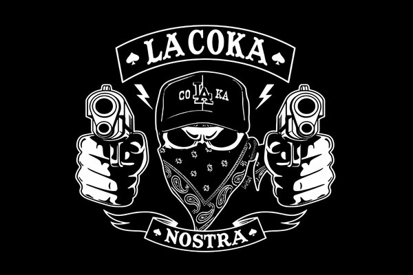 Logotipo del supergrupo de hip hop La Coka Nostra