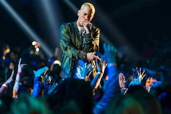 Concert d Eminem, artiste hip-hop