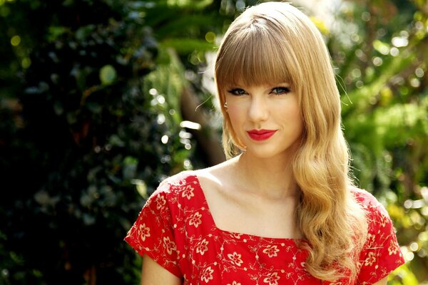 Porträt der US-Sängerin Taylor Swift