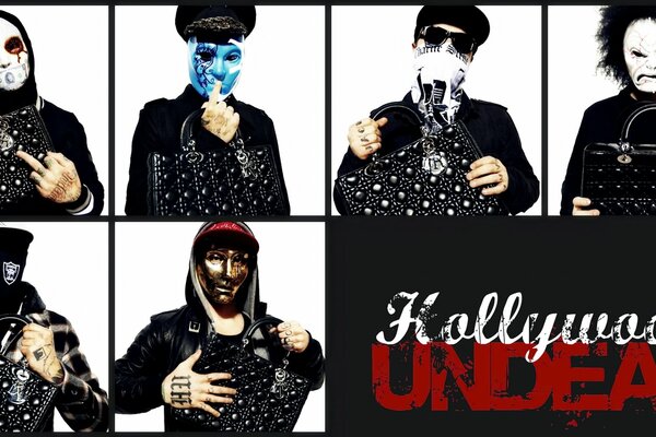 Hollywood undead es una banda de rap rock formada en los Ángeles, California.
