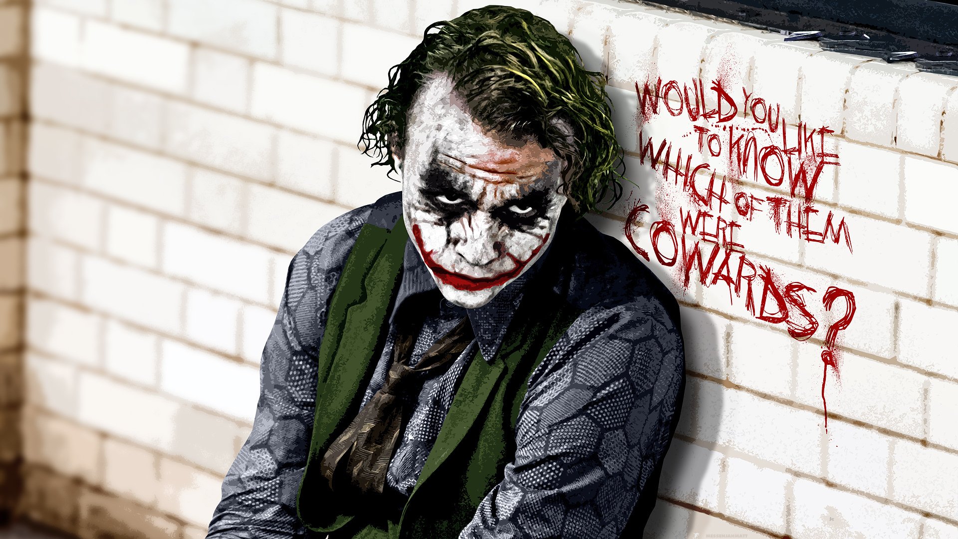 le joker le chevalier noir heath ledger