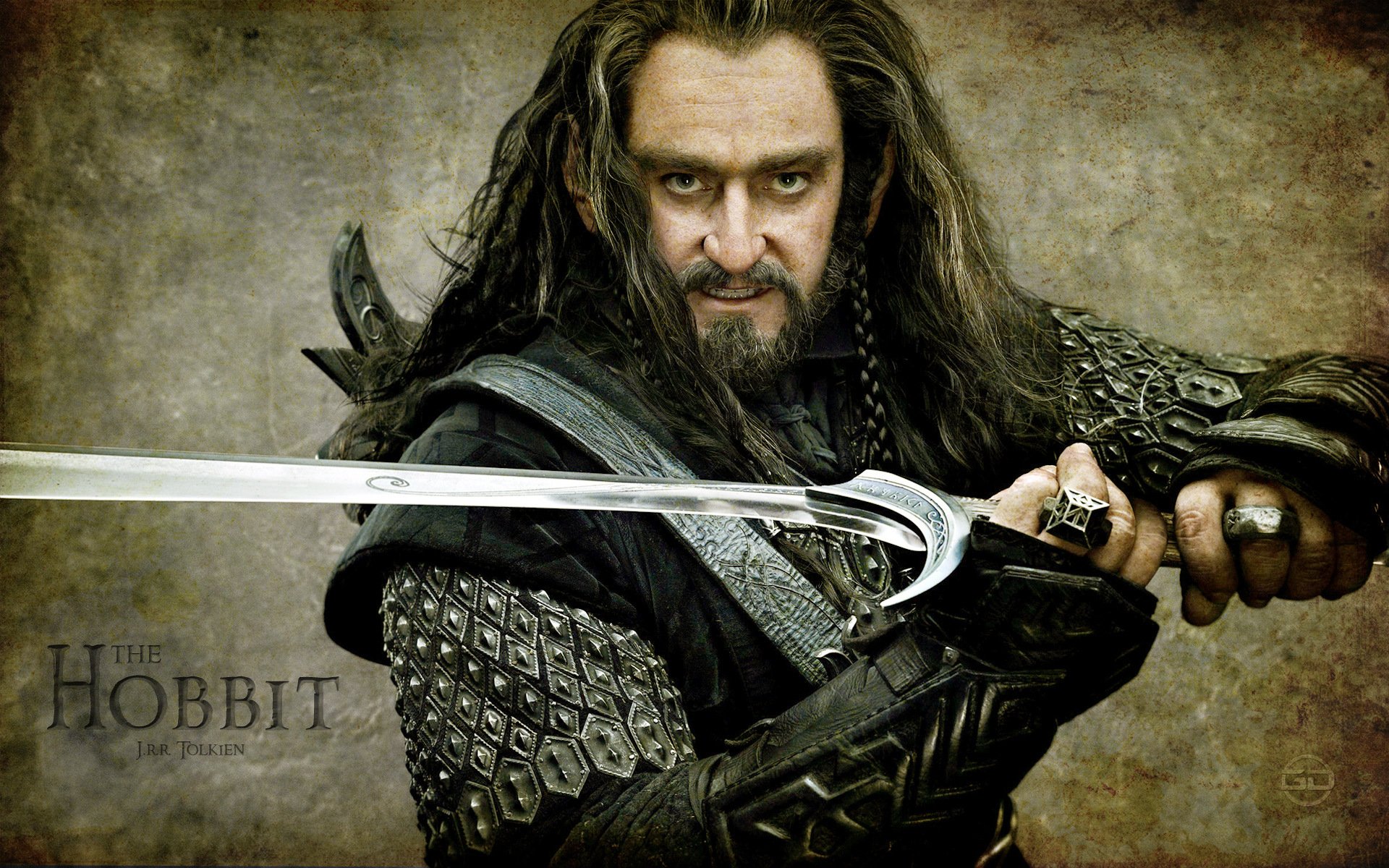 el hobbit espada guerrero richard armitage richard armitage thorin oakenshield