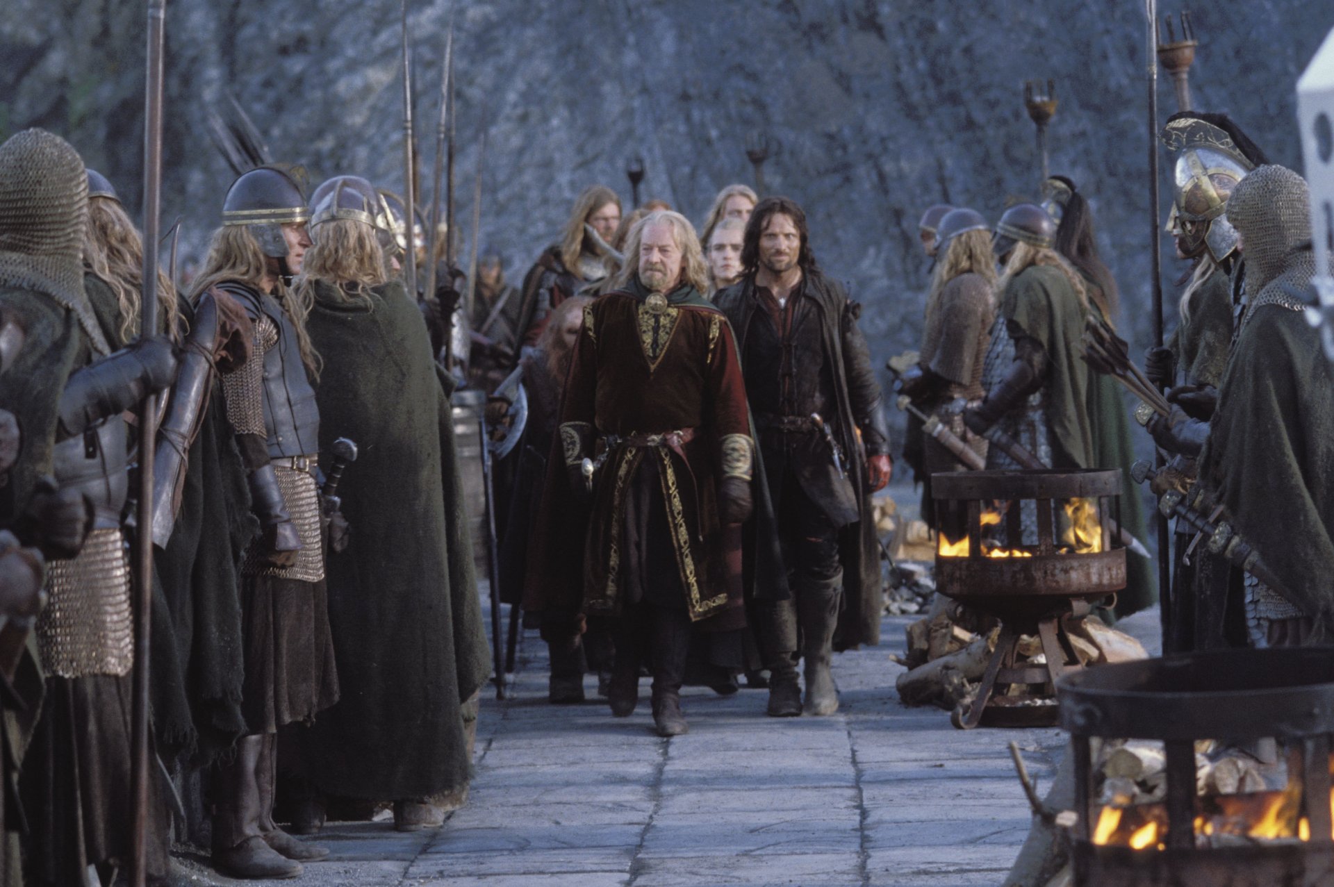 the lord of the rings heroes a frame from the movie