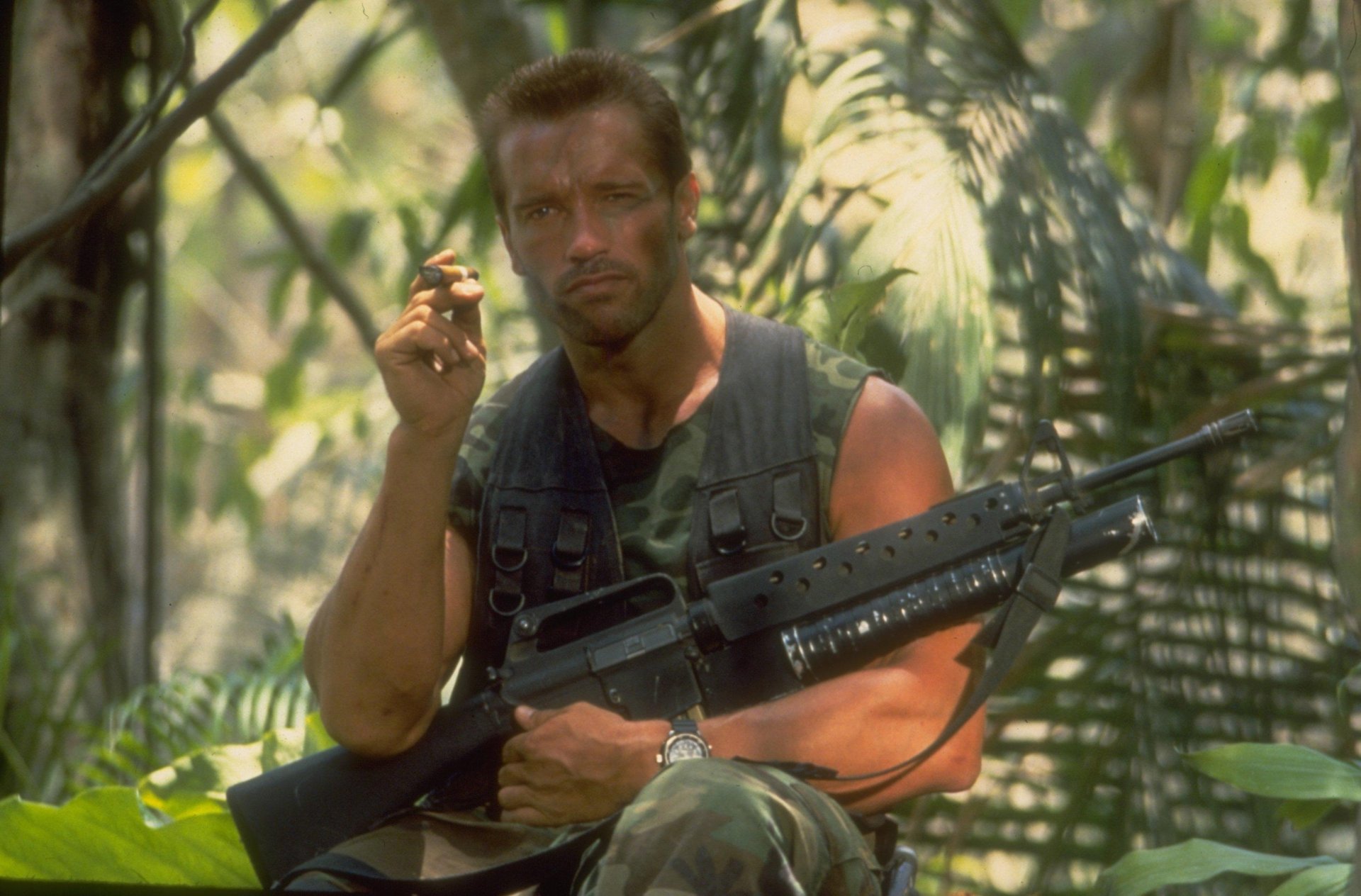 predator arnold schwarzenegger actor producer director a man machine cigar watche