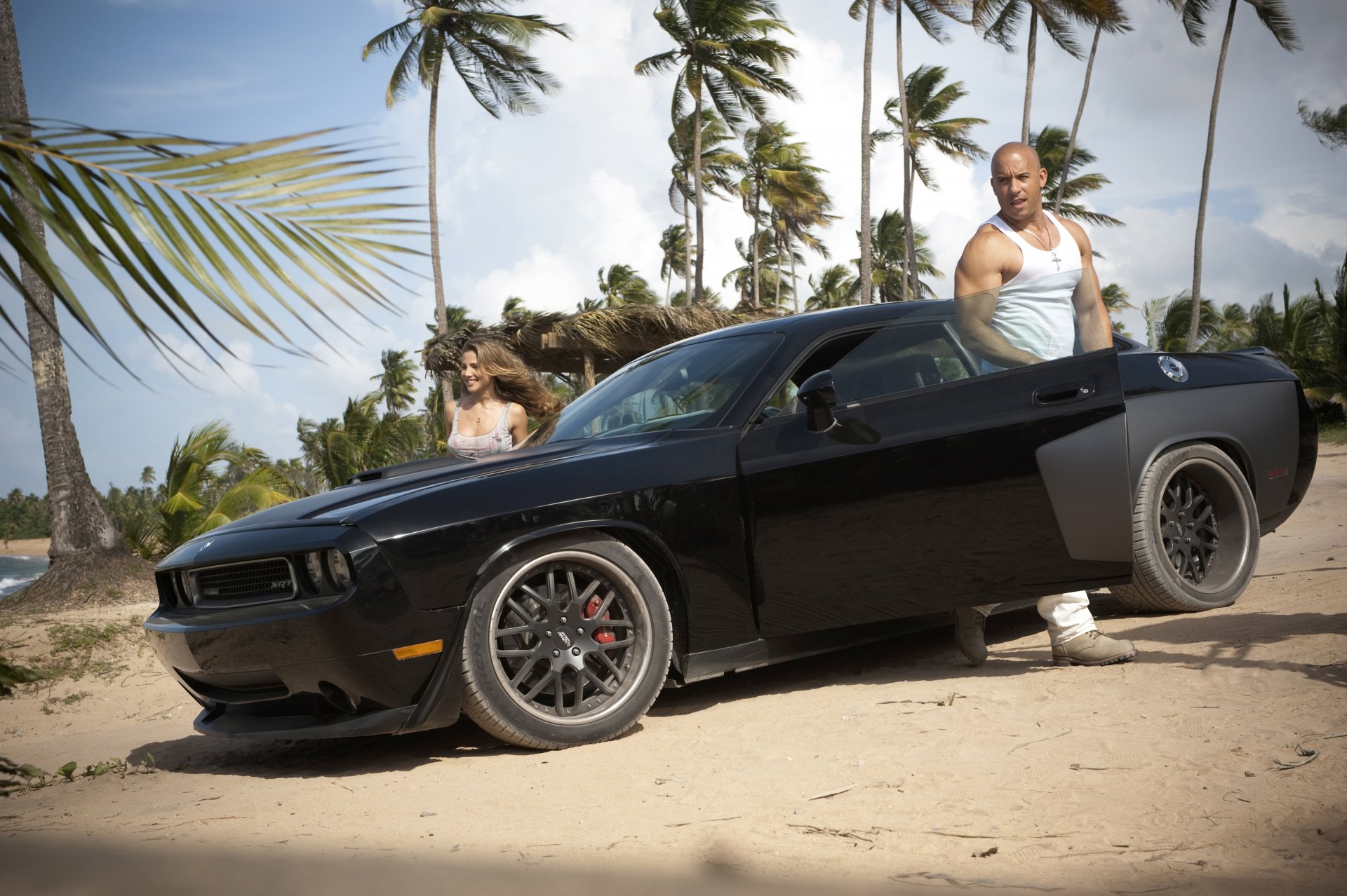 vin diesel esquiver challenger srt film fast and furious 5 fond d écran