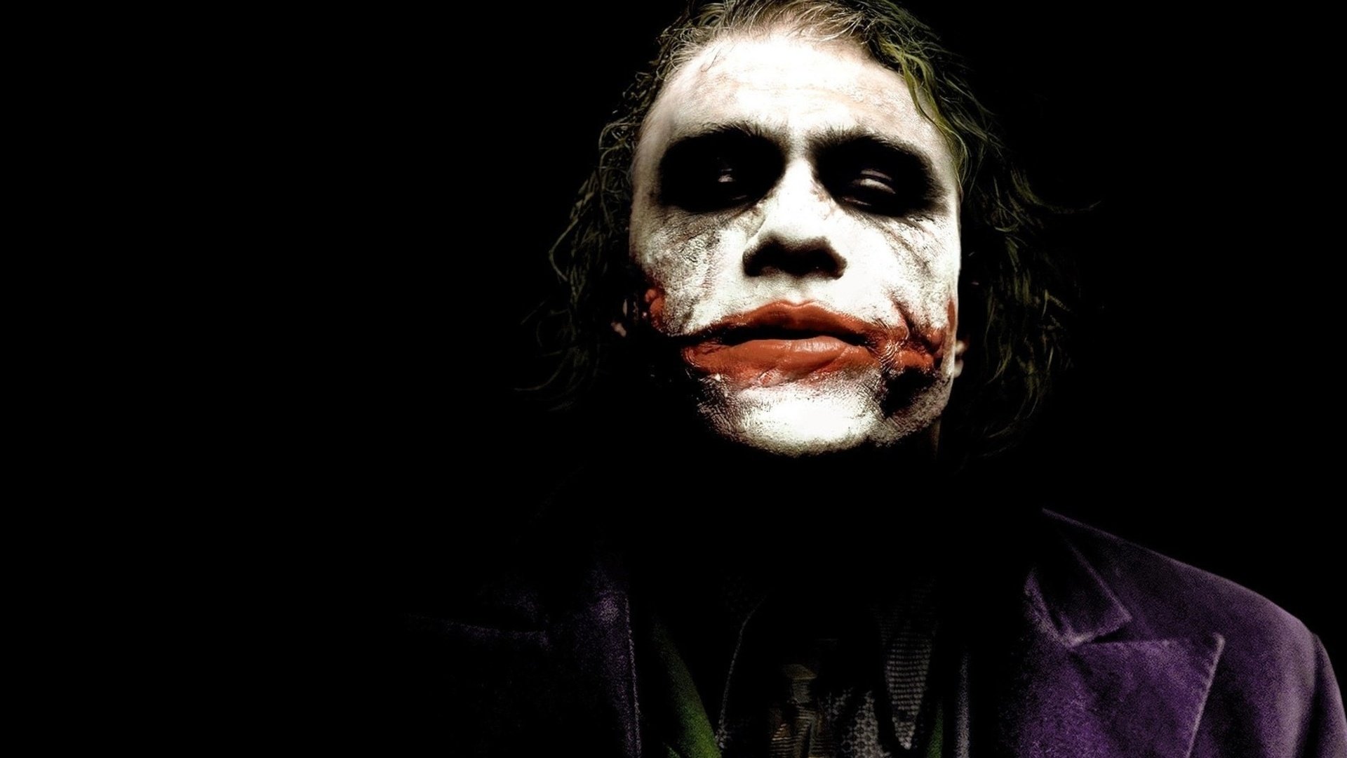 burlone joker cavaliere oscuro heath ledger criminale pazzo uomo uomo faccia