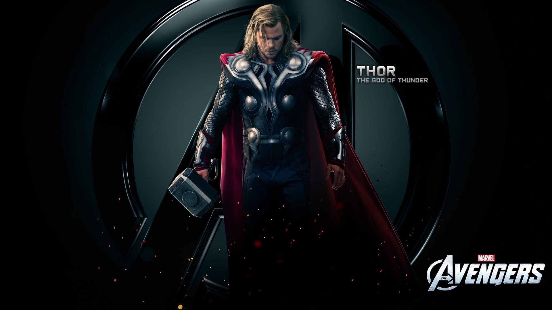 thor god of thunder hammer avengers cloak