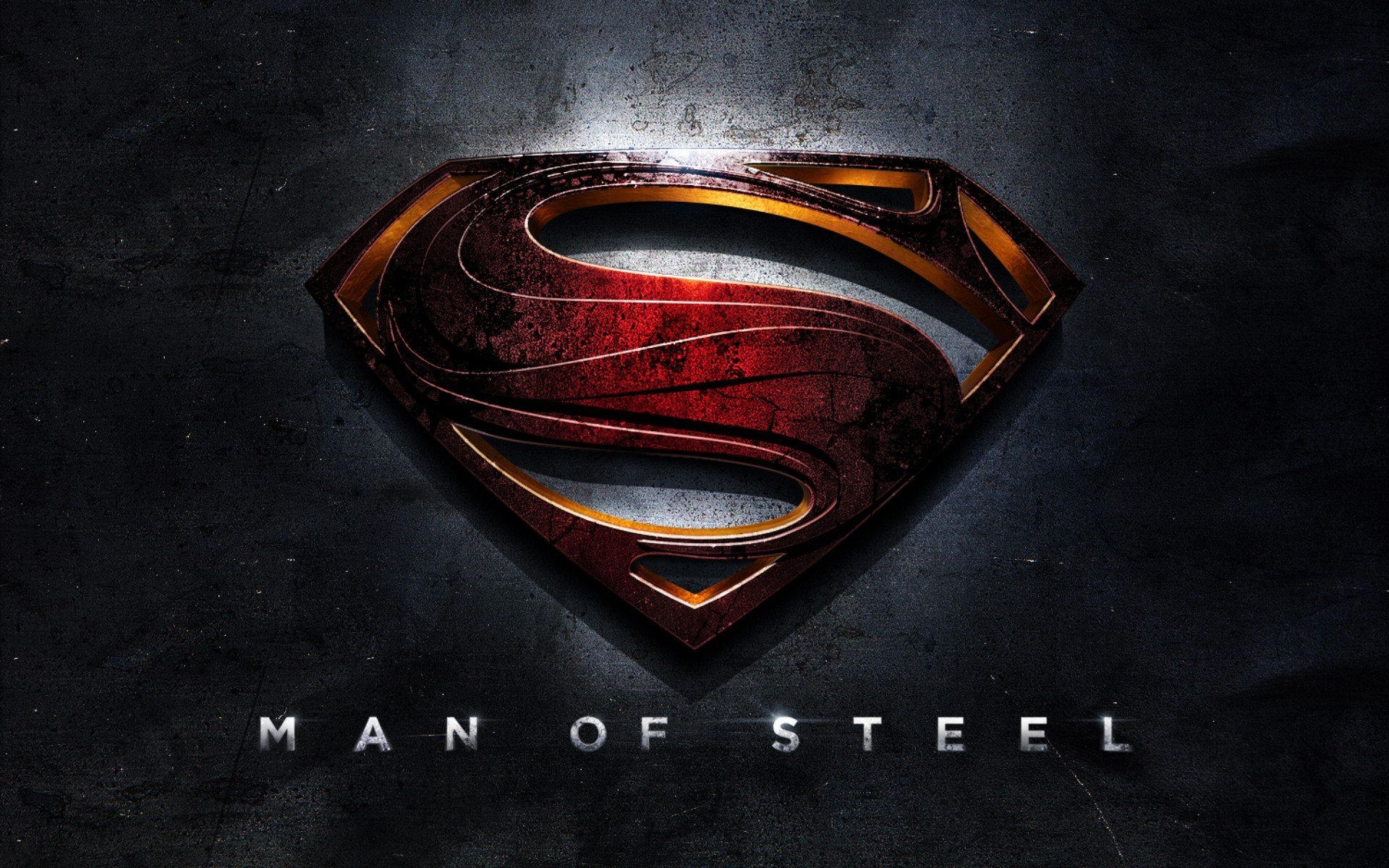 man of steel superman logo poster