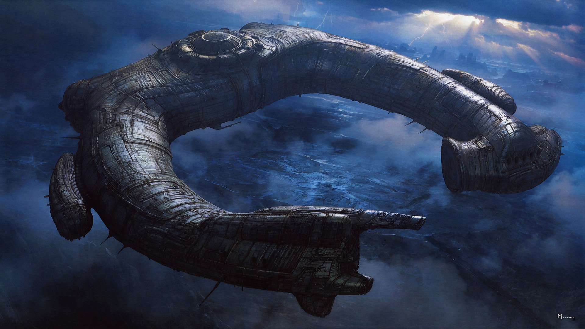 prometheus ship alien horseshoe alien juggernaut ship alien