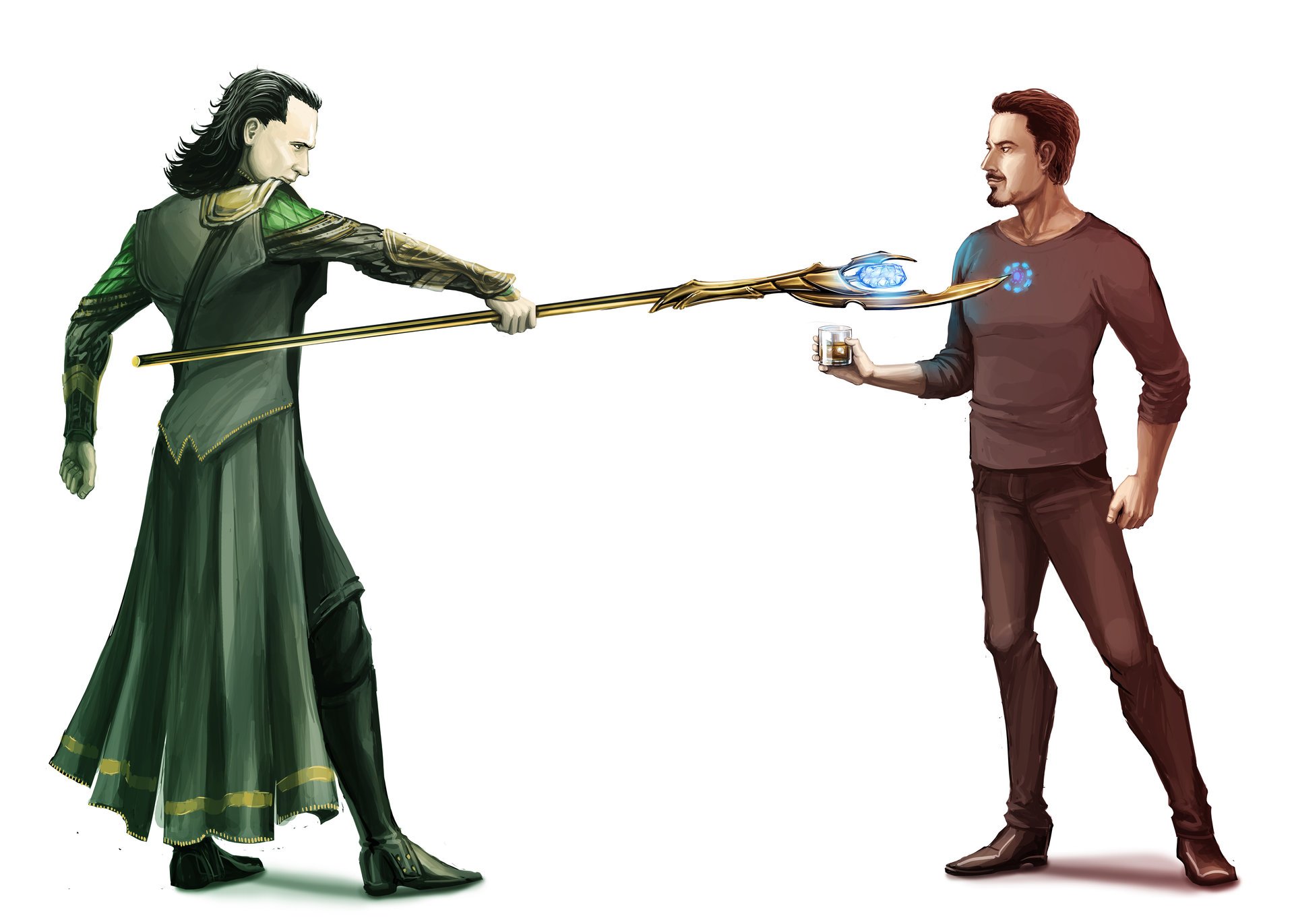 los vengadores robert downey jr. robert downey jr. tony stark iron man tom hiddleston hiddleston loki