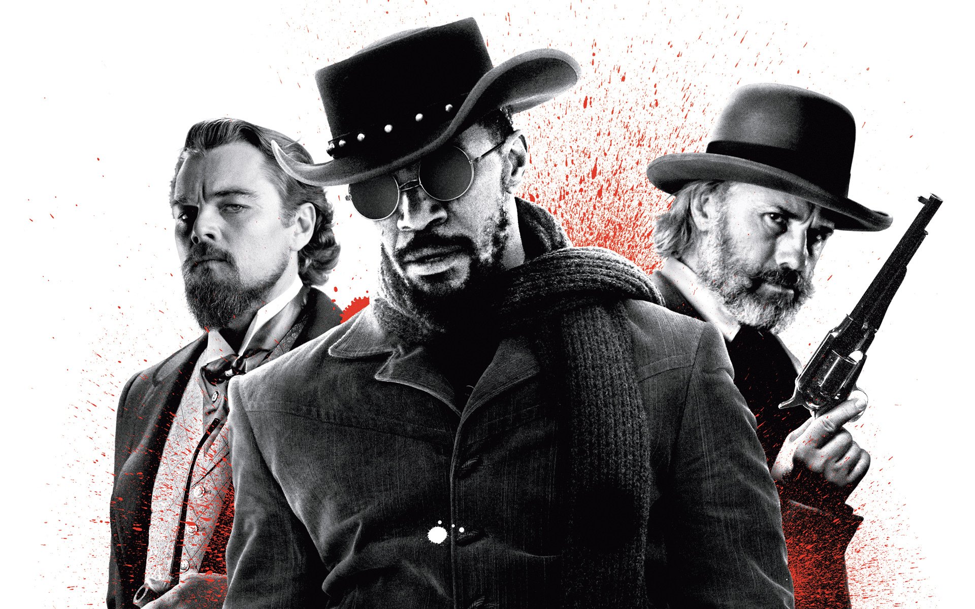 django unchained western quentin tarantino jamie foxx christoph waltz leonardo dicaprio armi