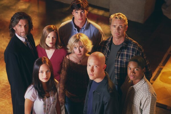 The actors of the movie Secrets of Smallville 