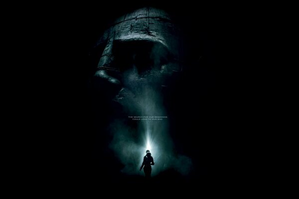 Cartel de la película de ciencia ficción Prometheus