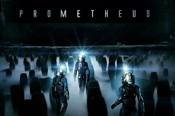 Poster del film Prometeo di Ridley Scott