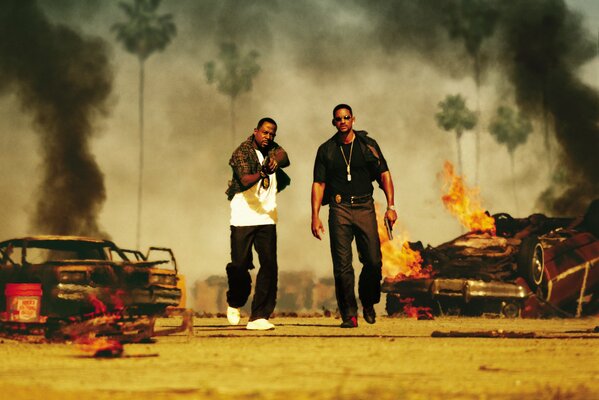 Martin Lawrence y will Smith en Bad Boys 2 