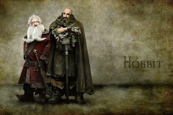 Poster with dwarves Hobbit unexpected journey