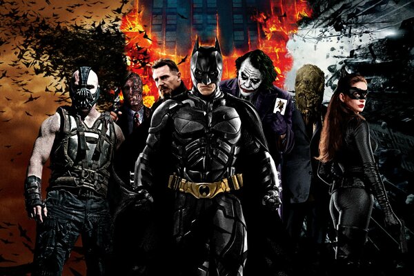 Batman and all the Legends