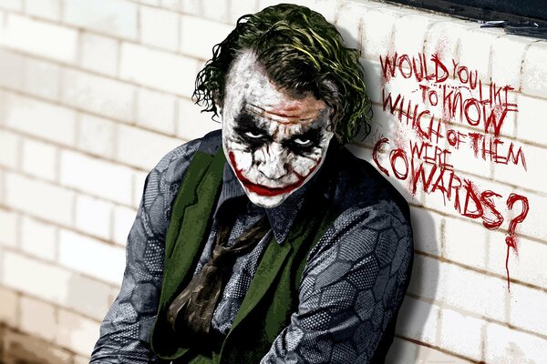 Ledger ist der Joker von The Dark Knight 