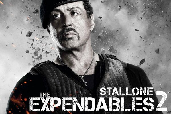 Silverst Stallone in the movie The Expendables 2