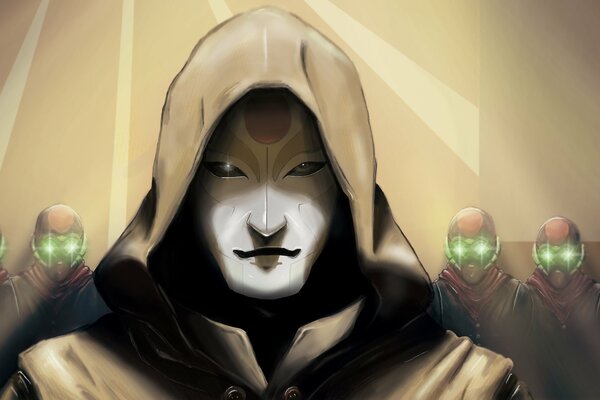 Art-image la légende de Korra, l éclat du masque dans le capot