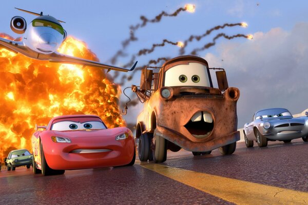 Cartoon Cars Cars 2