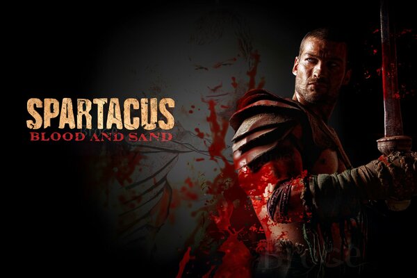 Carta da parati Spartacus sabbia e sangue